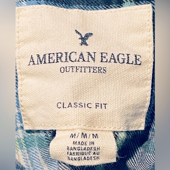American Eagle long sleeved flannel shirt. - Picture 3 of 4